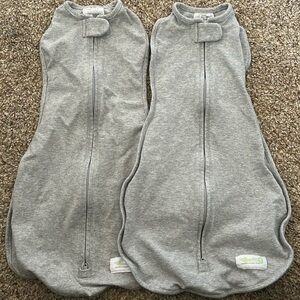 Woombie swaddles 0-3 month/nb set of two